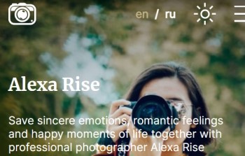 Photographer's Portfolio preview